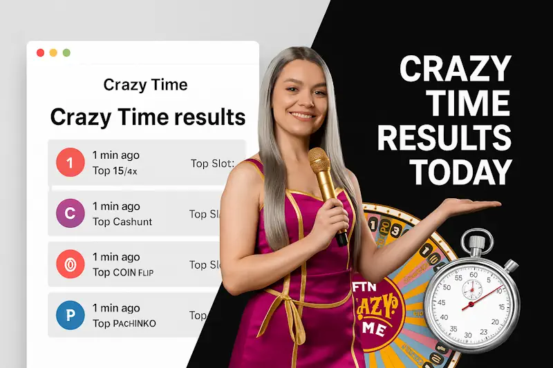 Latest Crazy Time Results and Winning Numbers